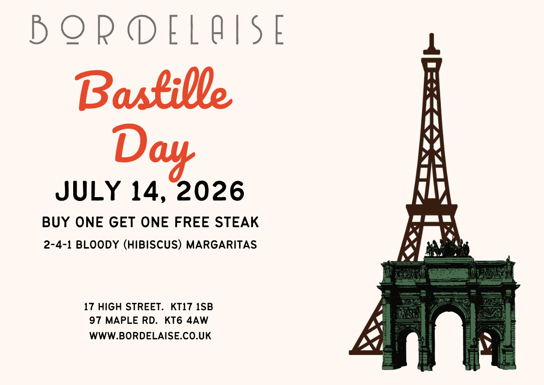 Tuesday 14th July Bastille Day