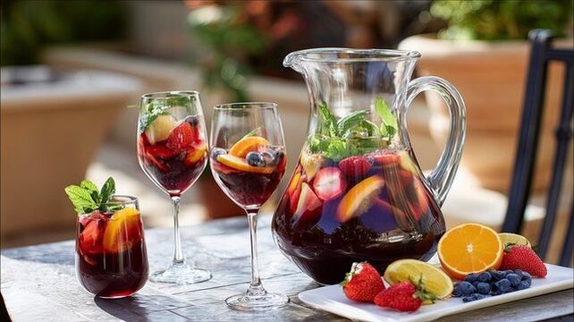Summer Sharers Jugs of Pimms, Spritz or Sangri for £10 between 4-6pm